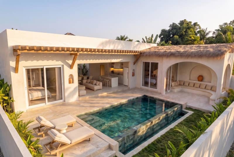 New villa complex with private pools, 500 m from the sea, Maenam, Koh Samui, Thailand — photo 2