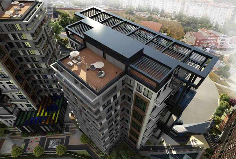 New apartments in the developing area of Kagithane, Istanbul, Turkey — photo 7