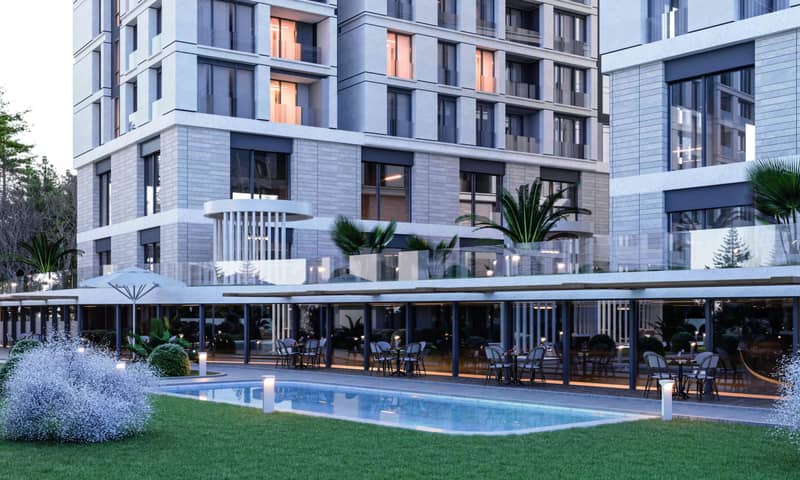 Modern apartments in a residence with a swimming pool and a gym, Istanbul, Turkey — photo 11
