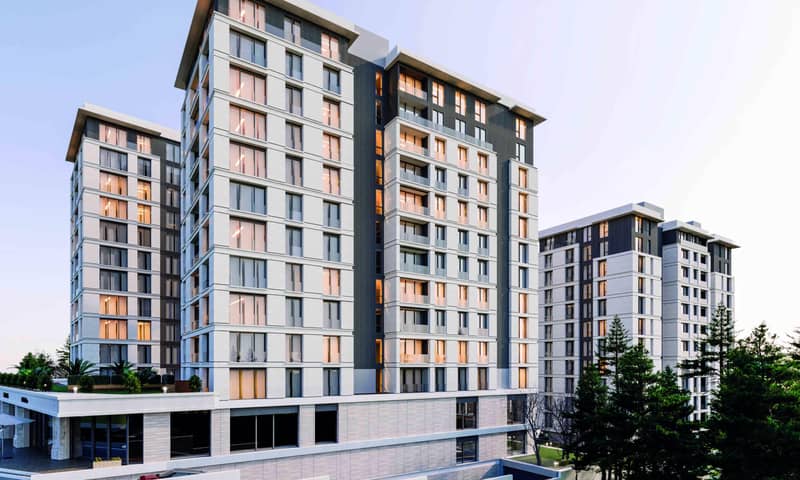 Modern apartments in a residence with a swimming pool and a gym, Istanbul, Turkey — photo 15