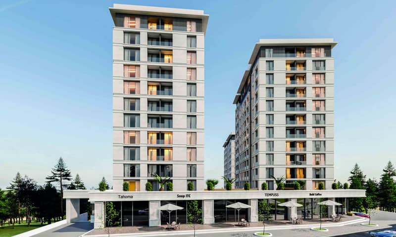Modern apartments in a residence with a swimming pool and a gym, Istanbul, Turkey — photo 14