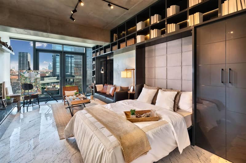 High-rise residence with a park, a swimming pool and a tennis court close to metro stations, in the popular area of Sisli, Istanbul, Turkey — photo 14