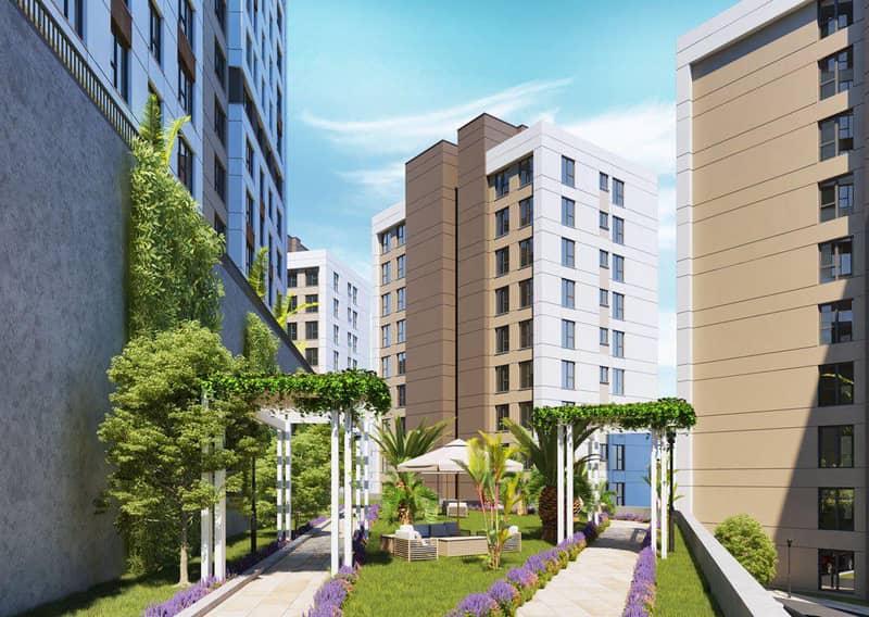 New residence Yeni Eyüp Evleri with swimming pools and green areas in a historic area, Istanbul, Turkey — photo 18