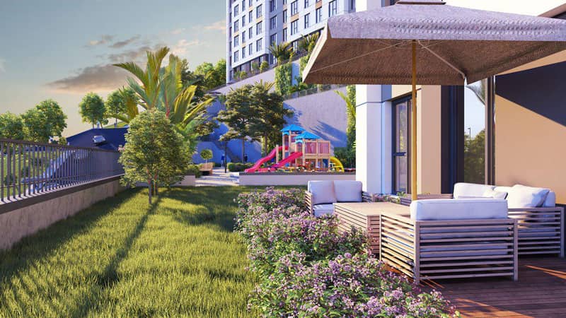New residence Yeni Eyüp Evleri with swimming pools and green areas in a historic area, Istanbul, Turkey — photo 14