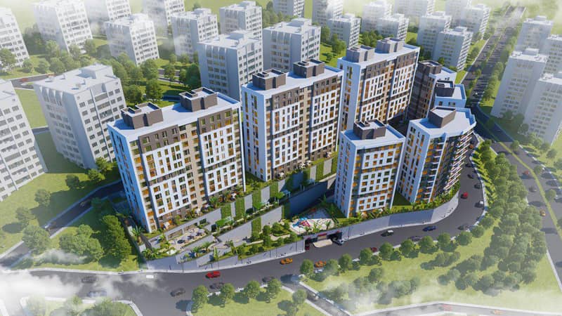 New residence Yeni Eyüp Evleri with swimming pools and green areas in a historic area, Istanbul, Turkey — photo 21