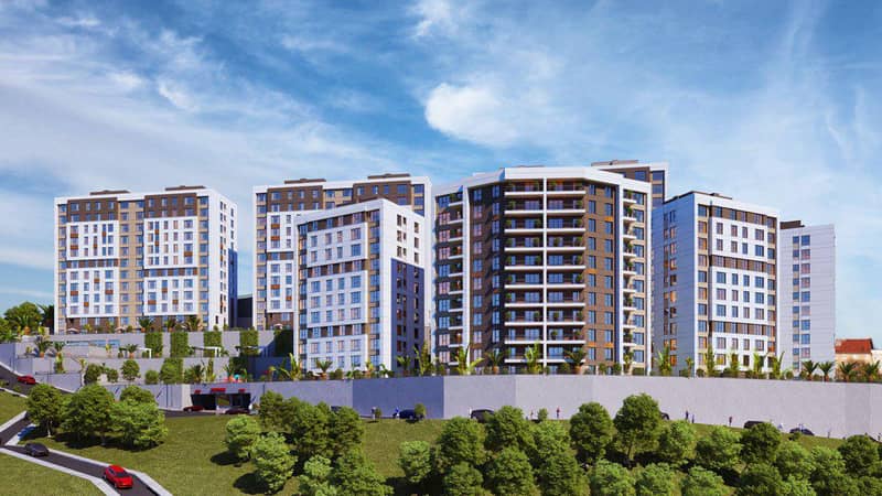 New residence Yeni Eyüp Evleri with swimming pools and green areas in a historic area, Istanbul, Turkey — photo 20