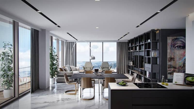 High-rise residence with aqua parks and restaurants, in a prestigious green area, Istanbul, Turkey — photo 6