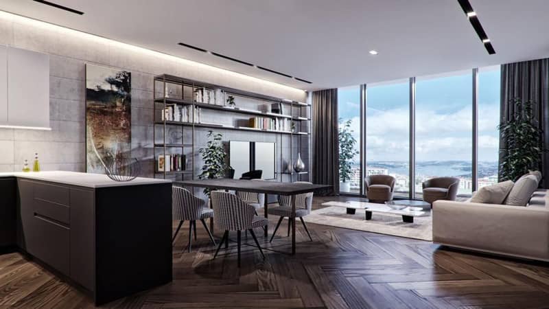 High-rise residence with aqua parks and restaurants, in a prestigious green area, Istanbul, Turkey — photo 5