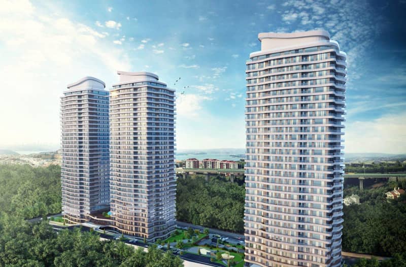 High-rise residence with aqua parks and restaurants, in a prestigious green area, Istanbul, Turkey — photo 2