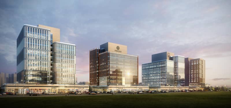 New guarded residence with a hotel and lounge areas near a metro station and a highway, Istanbul, Turkey — photo 15