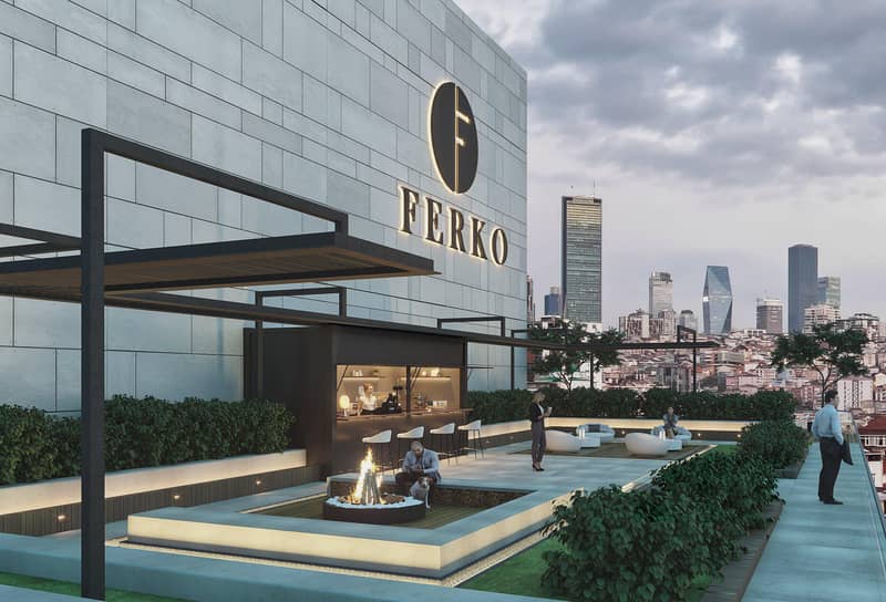 New guarded residence with a hotel and lounge areas near a metro station and a highway, Istanbul, Turkey — photo 11