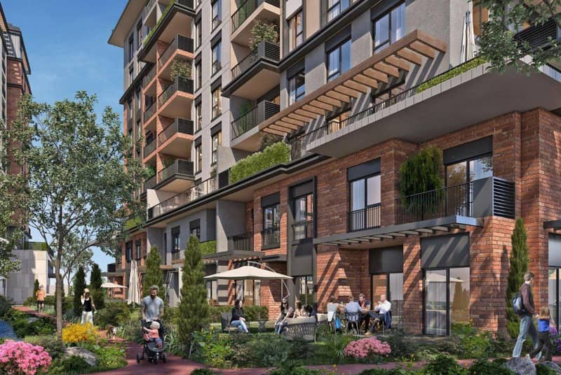 Residence with swimming pools and green areas close to infrastructure, in one of the oldest and largest areas of Istanbul — photo 3