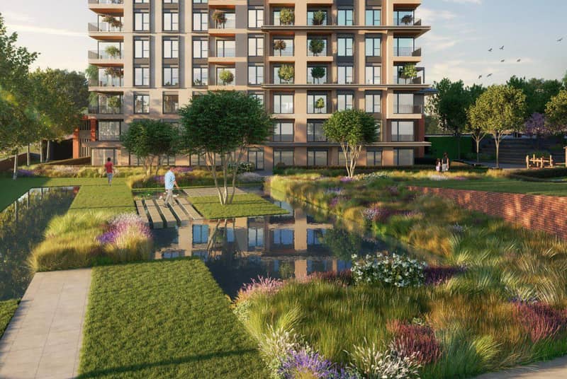 Residence with swimming pools and green areas close to infrastructure, in one of the oldest and largest areas of Istanbul — photo 2