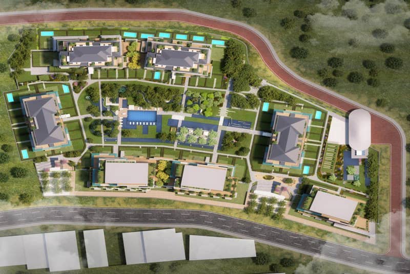 Residence with swimming pools and green areas close to infrastructure, in one of the oldest and largest areas of Istanbul — photo 14