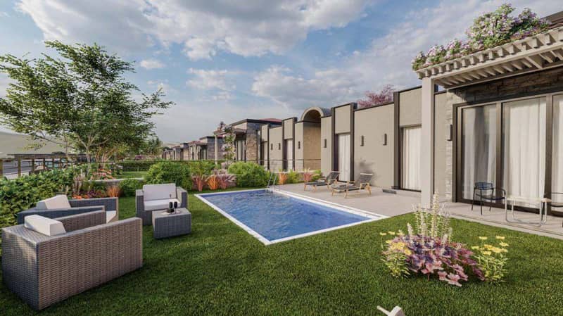 New eco-friendly residence with swimming pools, gardens and a shopping mall, Bodrum, Turkey — photo 10