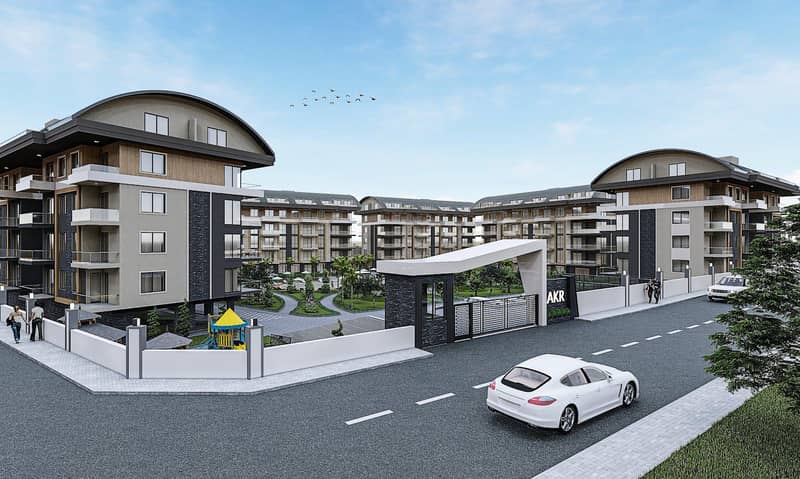 Luxury residence with swimming pools and a parking close to the beach and the center of Alanya, Oba, Turkey — photo 15