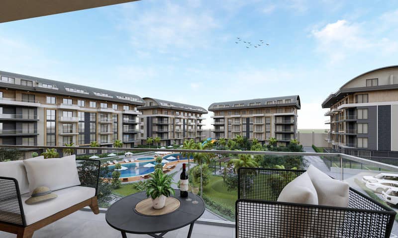 Luxury residence with swimming pools and a parking close to the beach and the center of Alanya, Oba, Turkey — photo 8