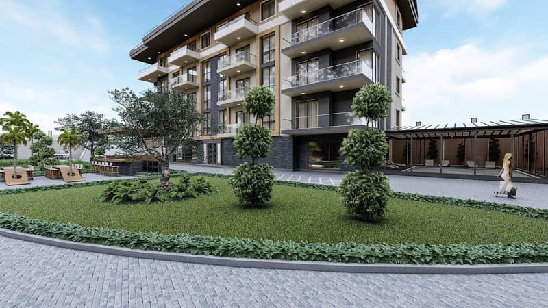 Luxury residence with swimming pools and a parking close to the beach and the center of Alanya, Oba, Turkey — photo 14