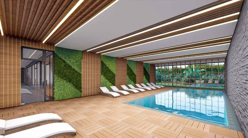 New residence with swimming pools, security and a tennis court close to the sea, Demirtaş, Turkey — photo 5