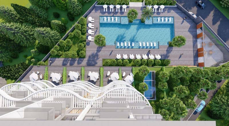 New residence with swimming pools, security and a tennis court close to the sea, Demirtaş, Turkey — photo 16