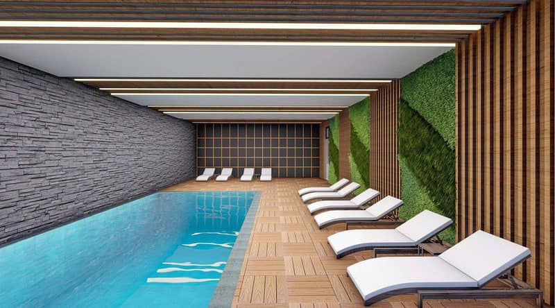 New residence with swimming pools, security and a tennis court close to the sea, Demirtaş, Turkey — photo 4