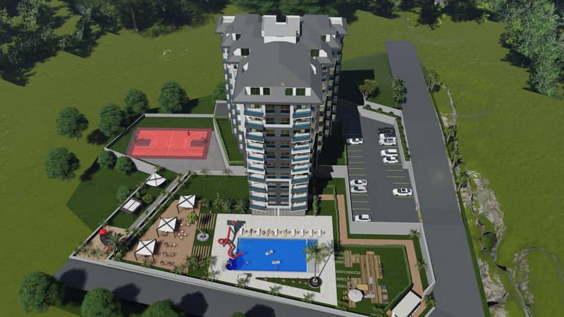 Modern residence with picturesque views and swimming pools close to the beach, Avsallar, Turkey — photo 11