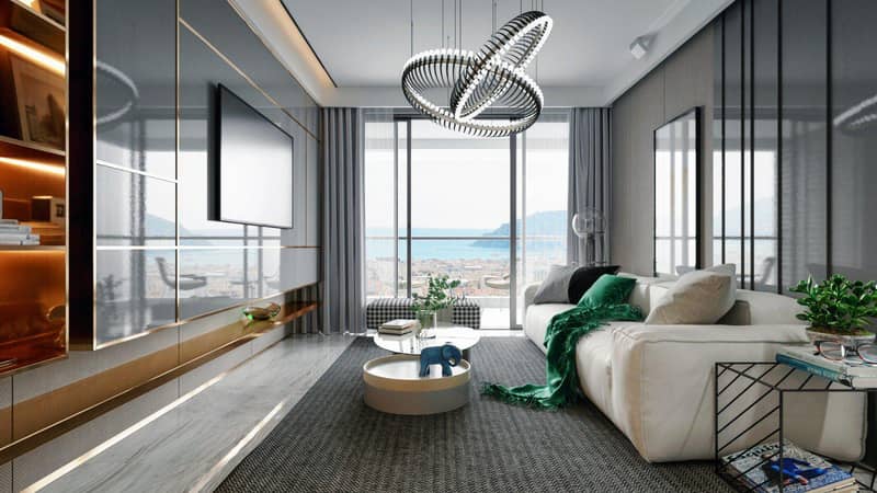 Luxury residence with swimming pools and a view of the sea in a prestigious area, Alanya, Turkey — photo 3