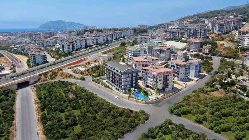 New residence with a swimming pool and a fitness room close to the sea, Oba, Turkey — photo 18