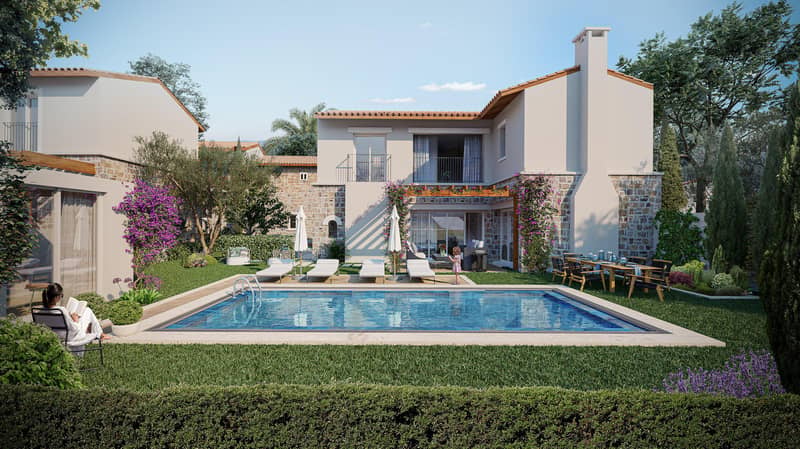 Modern residence with an aquapark and a restaurant in a quiet and green area, Bodrum, Turkey — photo 14