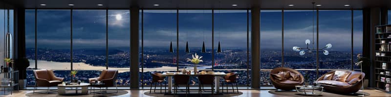 New residence with a swimming pool, lounge areas and a heliport, Istanbul, Turkey — photo 9