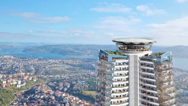 New residence with a swimming pool, lounge areas and a heliport, Istanbul, Turkey — photo 14