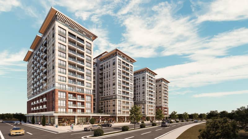 New luxury residence with a swimming pool, a green area and sports grounds in the central area of Istanbul, Turkey — photo 16