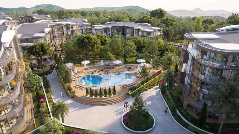 New low-rise residence with swimming pools, green areas and kids' playgrounds, Kocaeli, Turkey — photo 32