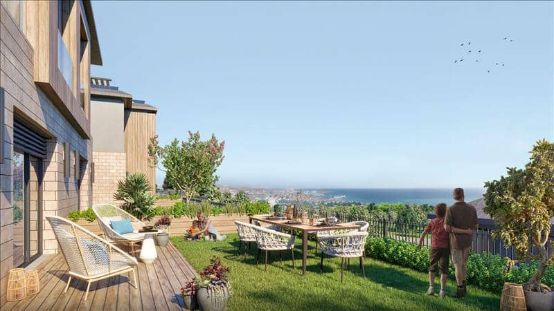 New complex of villas with a swimming pool and a sports club, Istanbul, Turkey — photo 2