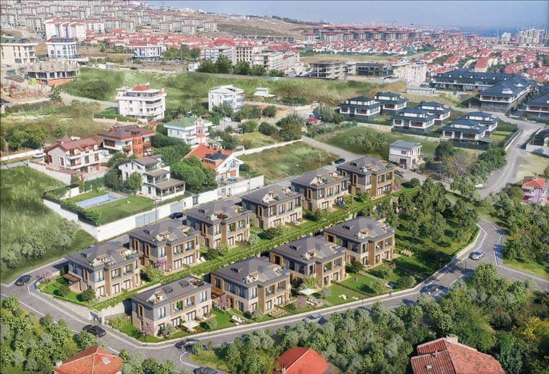 New complex of villas with a swimming pool and a sports club, Istanbul, Turkey — photo 4