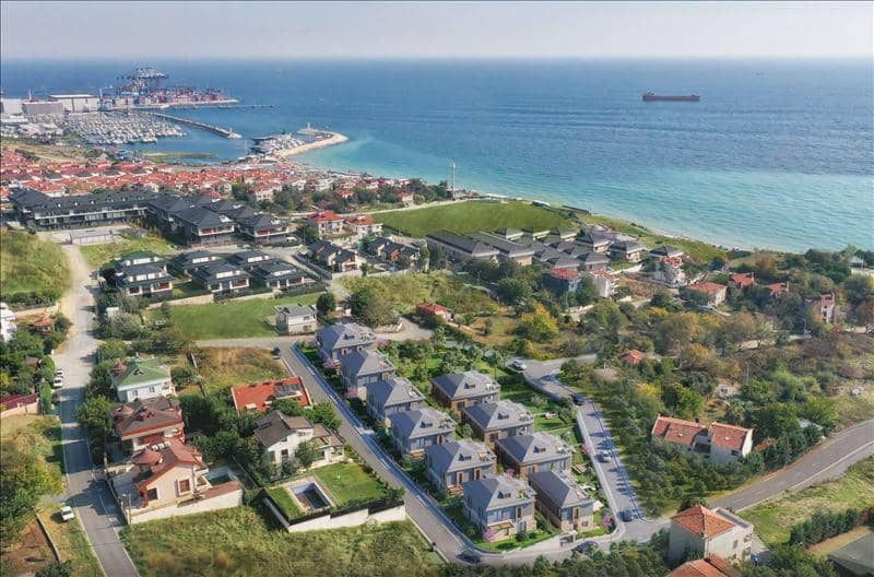New complex of villas with a swimming pool and a sports club, Istanbul, Turkey — photo 5