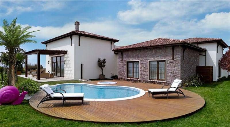 Complex of villas with swimming pools and a panoramic view, Istanbul, Turkey — photo 4
