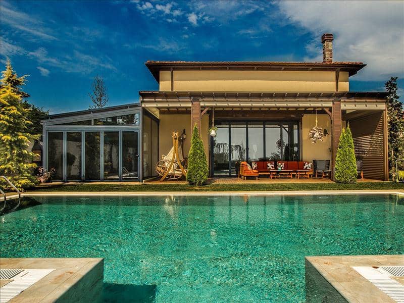 Complex of villas with swimming pools and a panoramic view, Istanbul, Turkey — photo 6