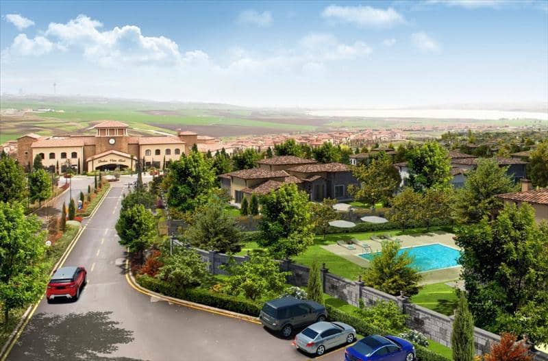 Complex of villas with swimming pools and a panoramic view, Istanbul, Turkey — photo 11