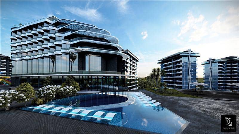 New residence with swimming pools, an aqua park and a private beach, Avsallar, Turkey — photo 4