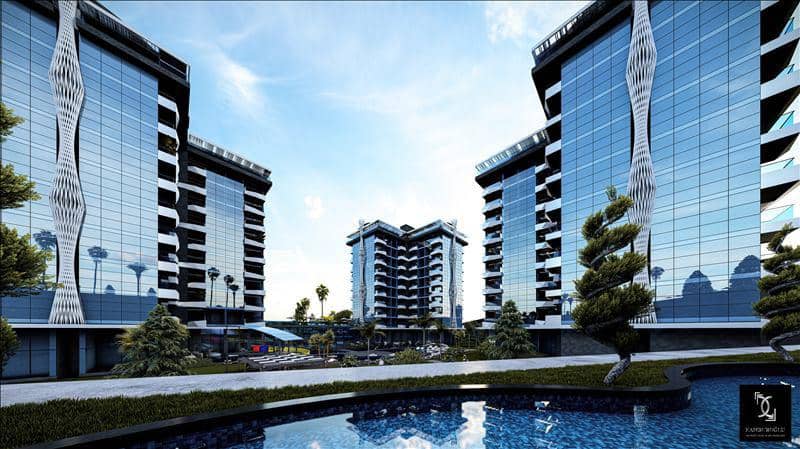 New residence with swimming pools, an aqua park and a private beach, Avsallar, Turkey — photo 3
