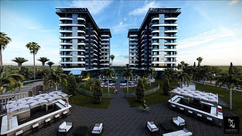 New residence with swimming pools, an aqua park and a private beach, Avsallar, Turkey — photo 6