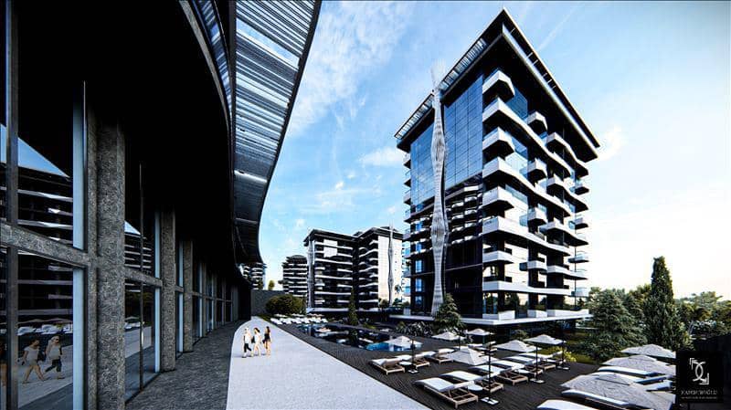 New residence with swimming pools, an aqua park and a private beach, Avsallar, Turkey — photo 2