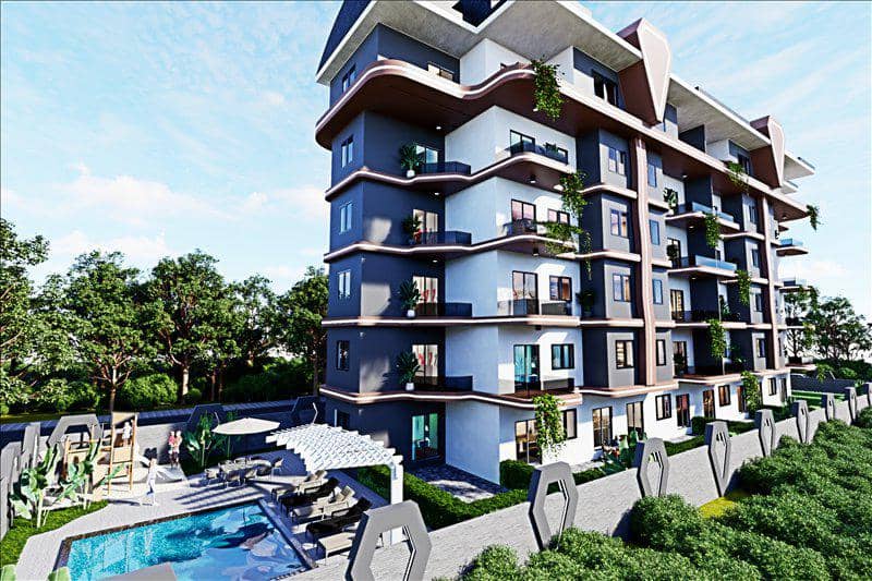 New residence with swimming pools and a garden at 500 meters from the beach, Gazipasa, Turkey — photo 8