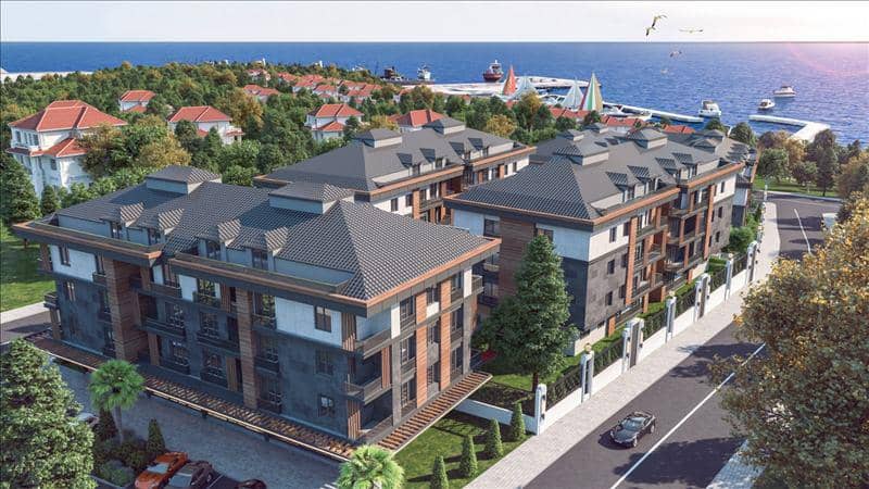 High-quality residence with swimming pools and green areas in a quiet area, 500 meters from the beach, Istanbul, Turkey — photo 2