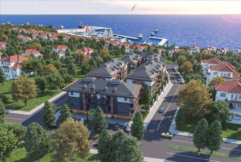 High-quality residence with swimming pools and green areas in a quiet area, 500 meters from the beach, Istanbul, Turkey — photo 15