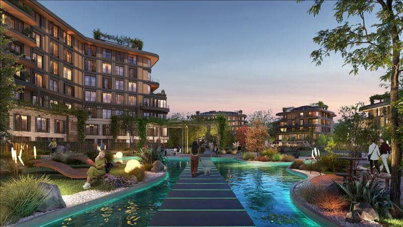New residence with a swimming pool and a green area close to a metro station, Istanbul, Turkey — photo 19