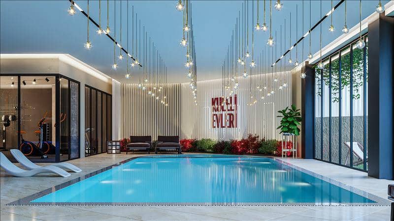 New residence with a swimming pool near a highway, Istanbul, Turkey — photo 16