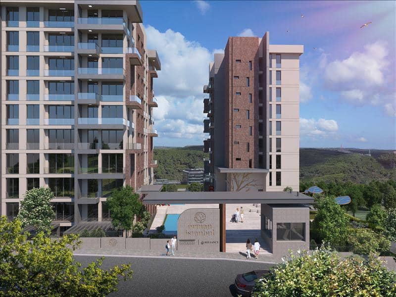 New residence with a swimming pool and green areas near the forest, Istanbul, Turkey — photo 16