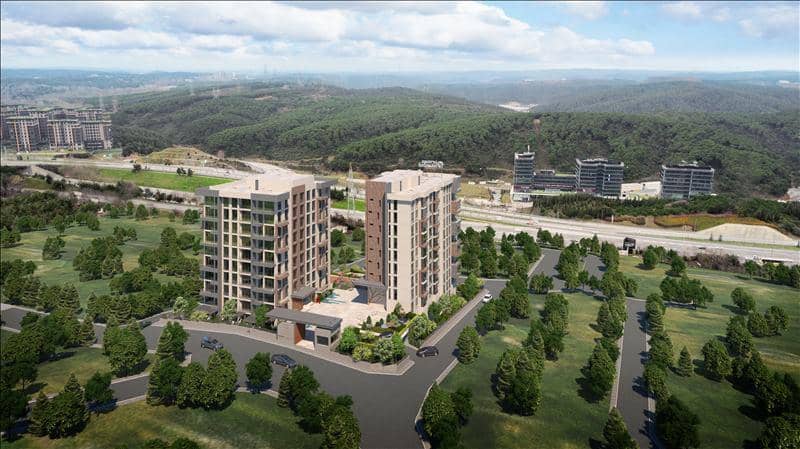 New residence with a swimming pool and green areas near the forest, Istanbul, Turkey — photo 21